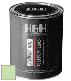 Матовая краска H&H Gluck цвет NCS S 0530-G30Y 