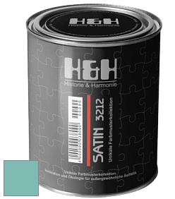 Шелковисто-глянцевая H&H Satin SG цвет NCS S 2030-B60G 