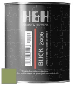 Глубокоматовая краска H&H Blick цвет NCS S 3040-G40Y 
