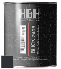 Глубокоматовая краска H&H Blick цвет RAL 7021 