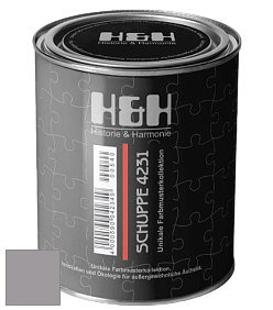 Глубокоматовая краска H&H SCHUPPE цвет DRF 9074 