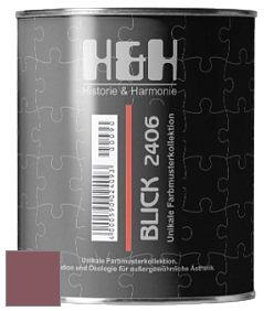 Глубокоматовая краска H&H Blick цвет NCS S 5030-R10B 