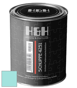 Глубокоматовая краска H&H SCHUPPE цвет NCS S 0530-B50G 