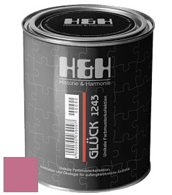 Матовая краска H&H Gluck цвет NCS S 2050-R20B 