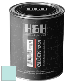 Матовая краска H&H Gluck цвет NCS S 0520-B50G 