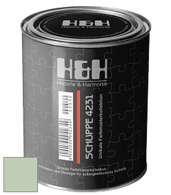Глубокоматовая краска H&H SCHUPPE цвет NCS S 1515-G20Y 