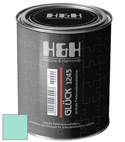 Матовая краска H&H Gluck цвет NCS S 0530-B70G 