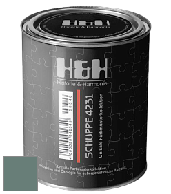 Глубокоматовая краска H&H SCHUPPE цвет DRF 1209 