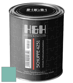 Глубокоматовая краска H&H SCHUPPE цвет NCS S 2030-B70G 