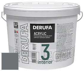 Матовая краска Derufa Интерьер-3 (ТМ) цвет DRF 9005 