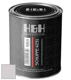 Глубокоматовая краска H&H SCHUPPE цвет NCS S 1505-R30B 