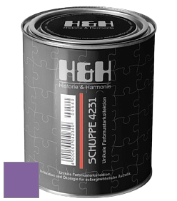 Глубокоматовая краска H&H SCHUPPE цвет RAL 4005 