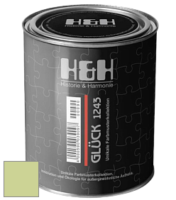 Матовая краска H&H Gluck цвет NCS S 1030-G50Y 