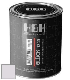 Матовая краска H&H Gluck цвет NCS S 1005-R40B 