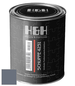 Глубокоматовая краска H&H SCHUPPE цвет NCS S 6010-R70B 