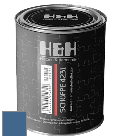 Глубокоматовая краска H&H SCHUPPE цвет RAL 5007 