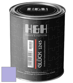 Матовая краска H&H Gluck цвет NCS S 1040-R60B 
