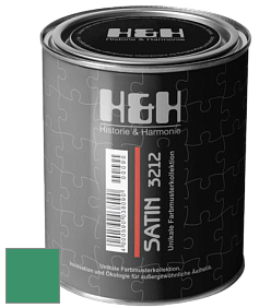 Шелковисто-глянцевая H&H Satin SG цвет NCS S 3050-G 