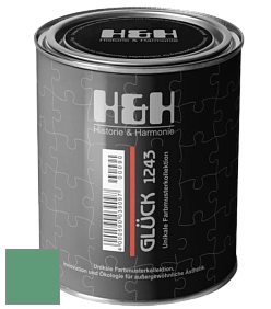 Матовая краска H&H Gluck цвет NCS S 3040-G 