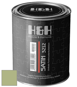 Шелковисто-глянцевая H&H Satin SG цвет NCS S 2030-G40Y 