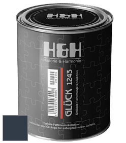 Матовая краска H&H Gluck цвет RAL 5008 
