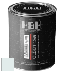 Матовая краска H&H Gluck цвет NCS S 0505-B50G 