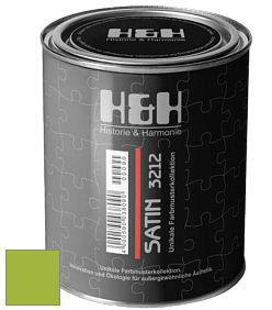 Шелковисто-глянцевая H&H Satin SG цвет NCS S 1070-G40Y 