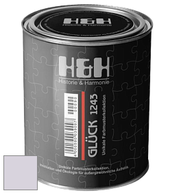 Матовая краска H&H Gluck цвет NCS S 1010-R50B 