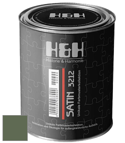 Шелковисто-глянцевая H&H Satin SG цвет NCS S 6020-G30Y 