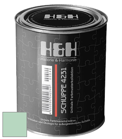 Глубокоматовая краска H&H SCHUPPE цвет NCS S 1020-G 