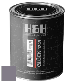 Матовая краска H&H Gluck цвет NCS S 5010-R50B 