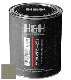Глубокоматовая краска H&H SCHUPPE цвет NCS S 5010-G70Y 