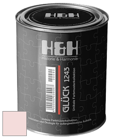 Матовая краска H&H Gluck цвет NCS S 0510-R 