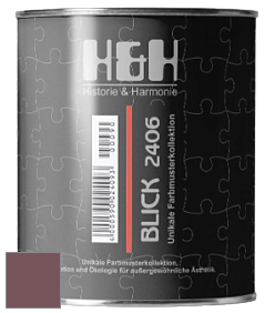 Глубокоматовая краска H&H Blick цвет NCS S 6020-R10B 