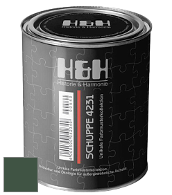 Глубокоматовая краска H&H SCHUPPE цвет NCS S 7020-G10Y 