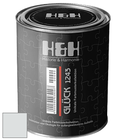 Матовая краска H&H Gluck цвет NCS S 1001-B 
