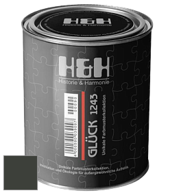 Матовая краска H&H Gluck цвет RAL 6015 