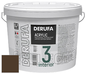 Матовая краска Derufa Интерьер-3 (ТМ) цвет RAL 8028 