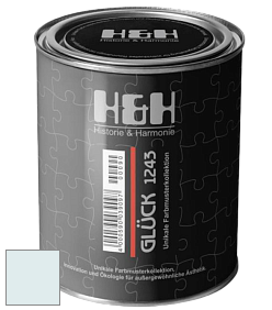 Матовая краска H&H Gluck цвет NCS S 0505-B20G 