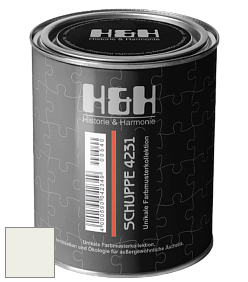 Глубокоматовая краска H&H SCHUPPE цвет NCS S 0502-G50Y 