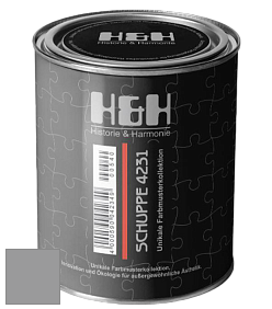 Глубокоматовая краска H&H SCHUPPE цвет DRF 3135 