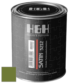 Шелковисто-матовая H&H Satin SM цвет NCS S 3560-G40Y 