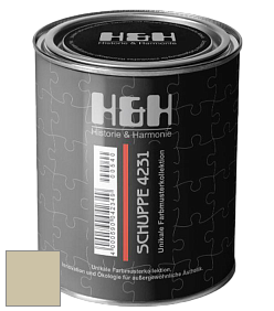Глубокоматовая краска H&H SCHUPPE цвет NCS S 2010-G90Y 