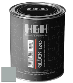 Матовая краска H&H Gluck цвет NCS S 3005-B80G 